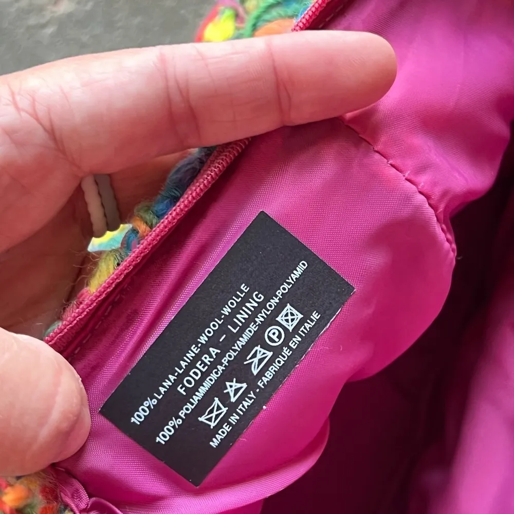 Wool Bag Made in Italy 🇮🇹 Red - Image 4