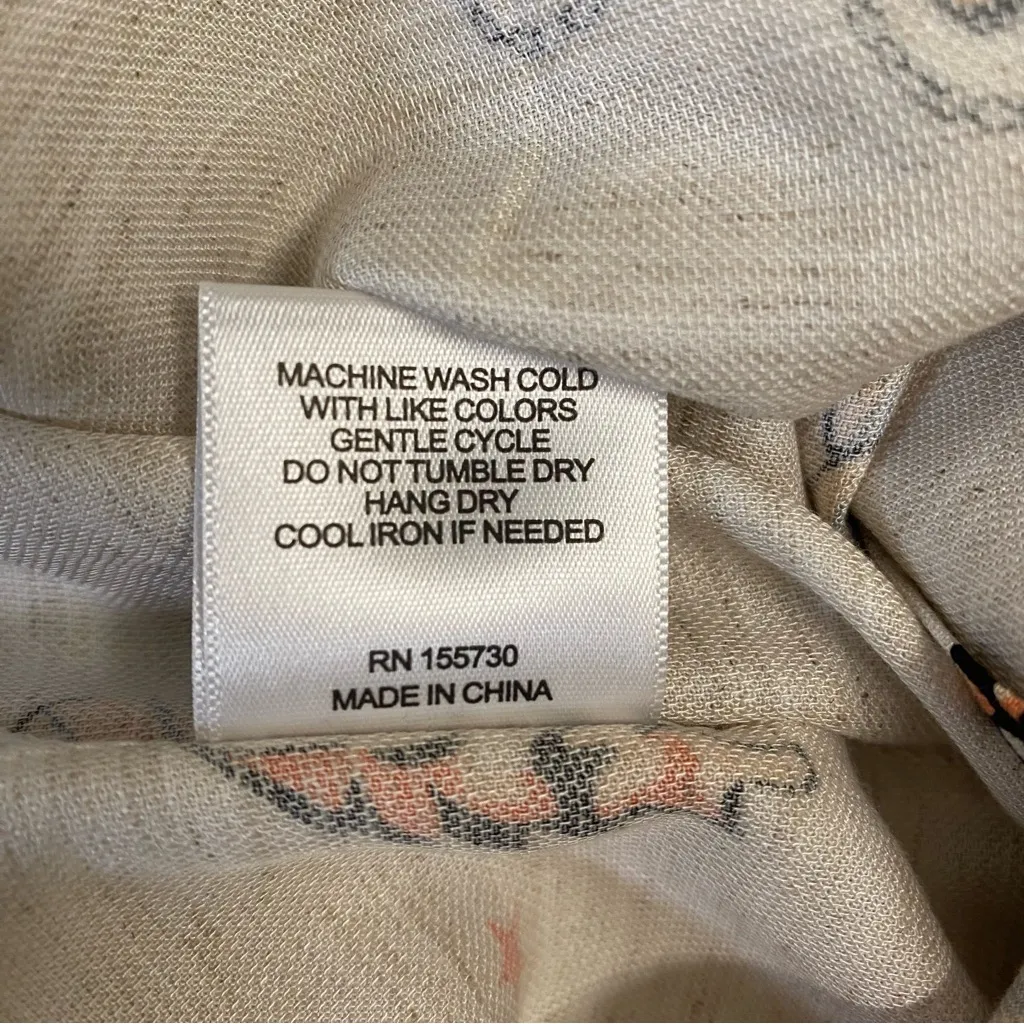 Seashell Print Button-Up Shirt - Image 7