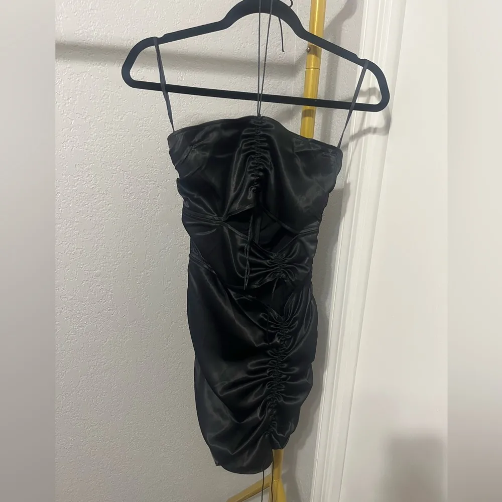 WHITE FOX BOUTIQUE Midnight Glow Mini Dress in Black - Image 2