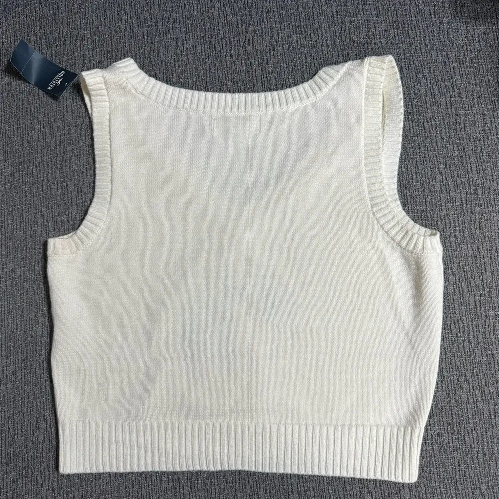 Hollister Crop Knit Sweater Vest - Image 4