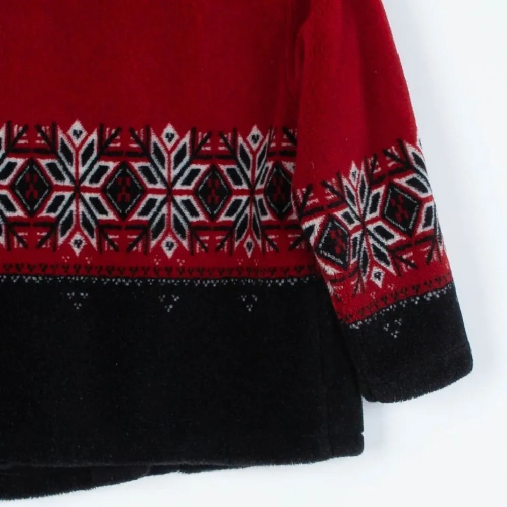 Black Diamond  Fleece Snowflake Jacket Size‎ Medium - Image 9