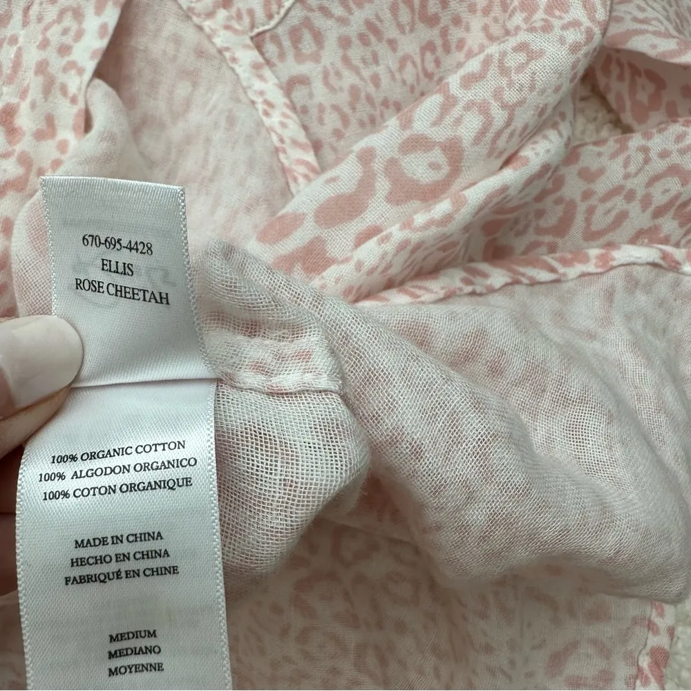 Rails Pink Ellis Rose Cheetah Button Down Shirt - Image 10