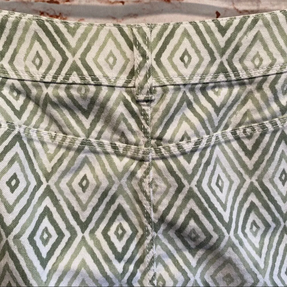 Lafayette 148 New York printed jean skirt sz 12 - Image 6