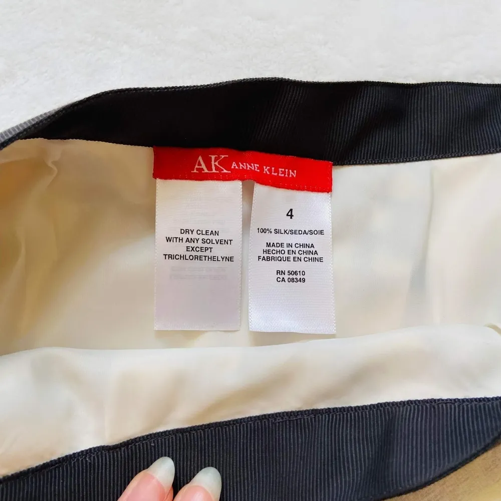 Anne Klein Midi floral high waist classy workwear formal Skirt - Image 4