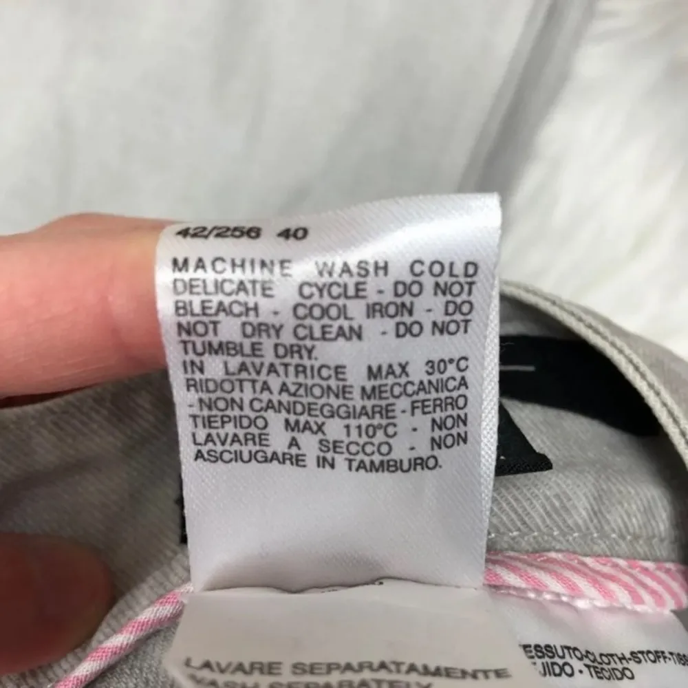 MaxMara Weekend Grey Bootcut Jeans 6 Cotton Gray - Image 4