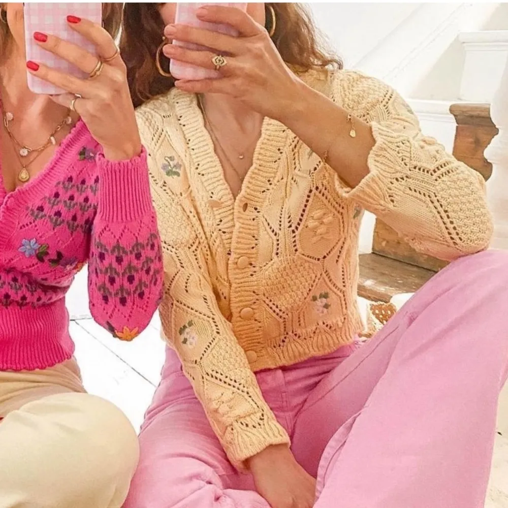 Blogger’s Fav|ZARA Floral Knit Detailed Cardigan - Image 8