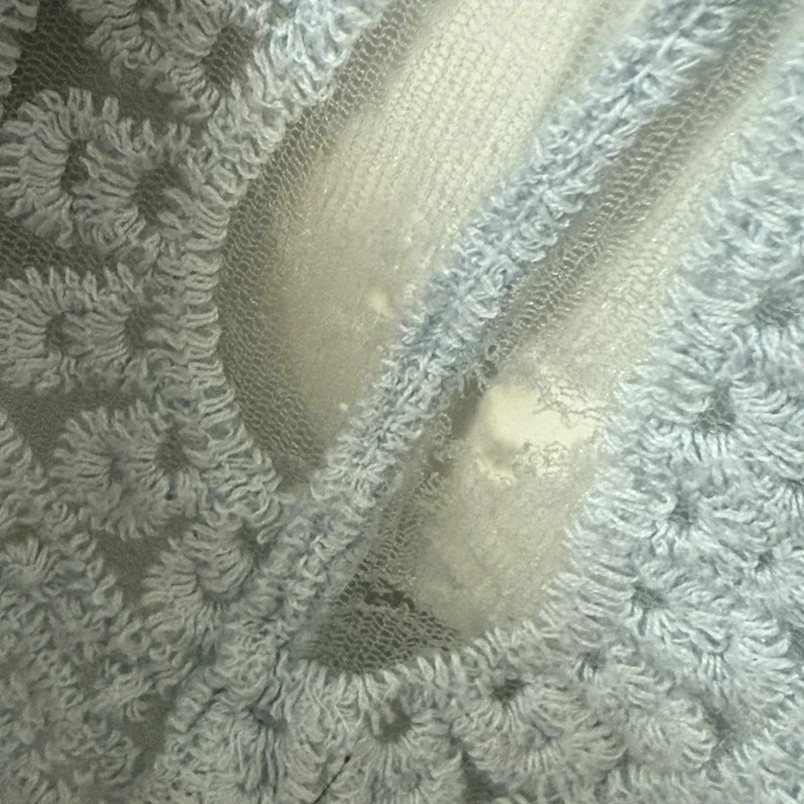 Forgotten Grace Blue Cardigan 2X Crochet Lace Bohemian Duster‎ Jacket Sheer - Image 4