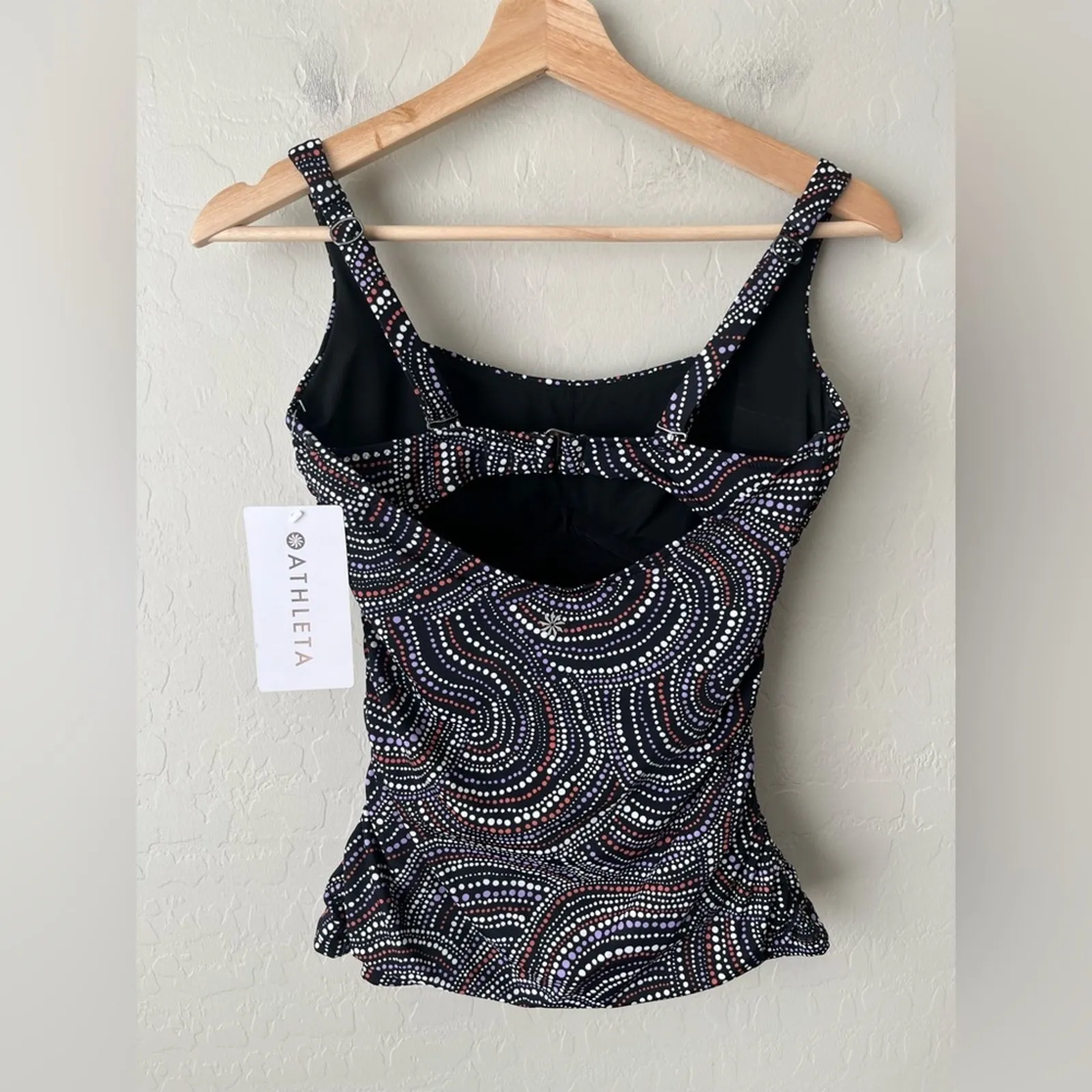 Athleta square neck tankini swim top 32D / DD NWT - Image 8