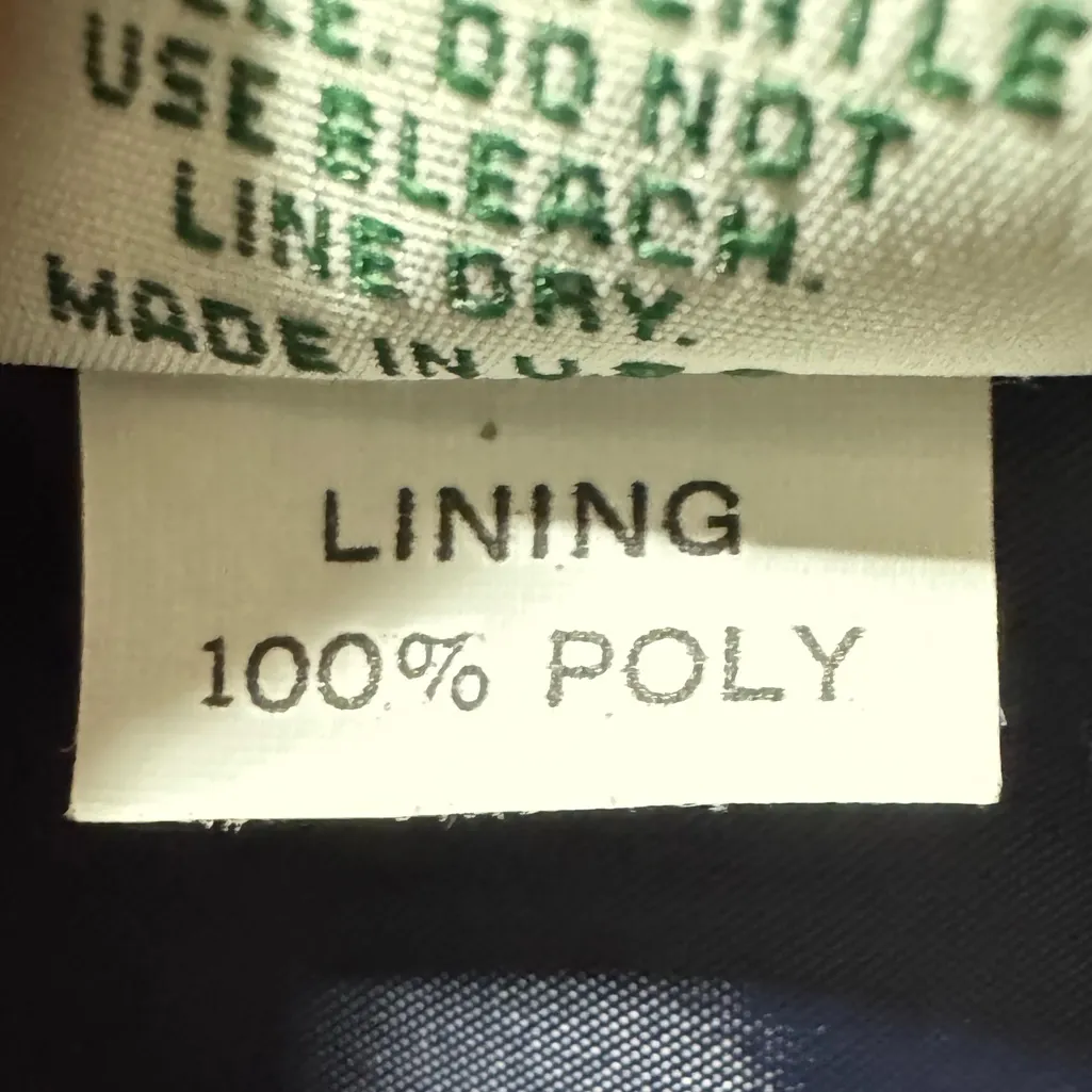 Vintage Vera‎ Bradley Quilted Style Floral Vest – Size L – Cotton USA Made Blue Size L - Image 5