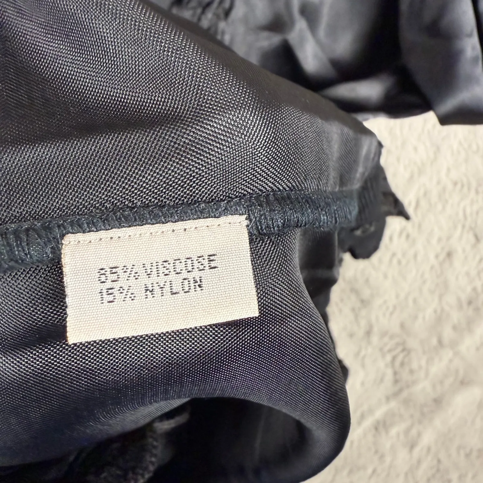 Stella Forest Mini Dress Crochet Trim Black Sz S Babydoll Whimsigoth Fairy‎ Y2K - Image 5