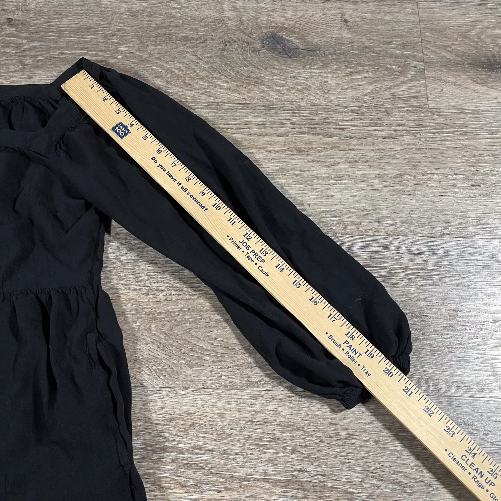 Old Navy	Women's Midi Dress Tiered Witchy Milkmaid Minimalist S Black - Image 7