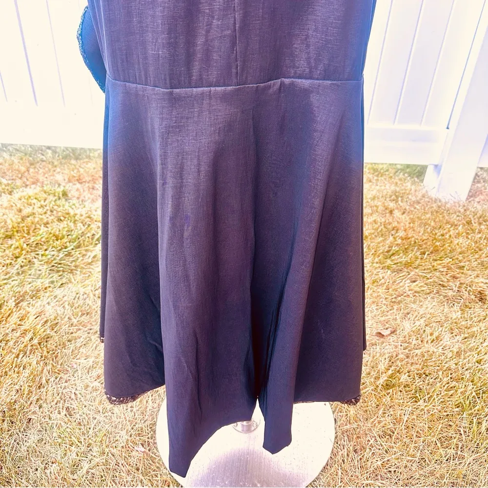 Maria Bonita Strapless Party Prom Dress Sequin Accents Black Size L - Image 13