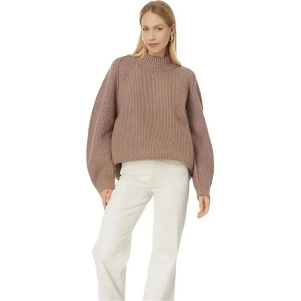 Free people Sunbeam oversized sweater mock neck - Image 2