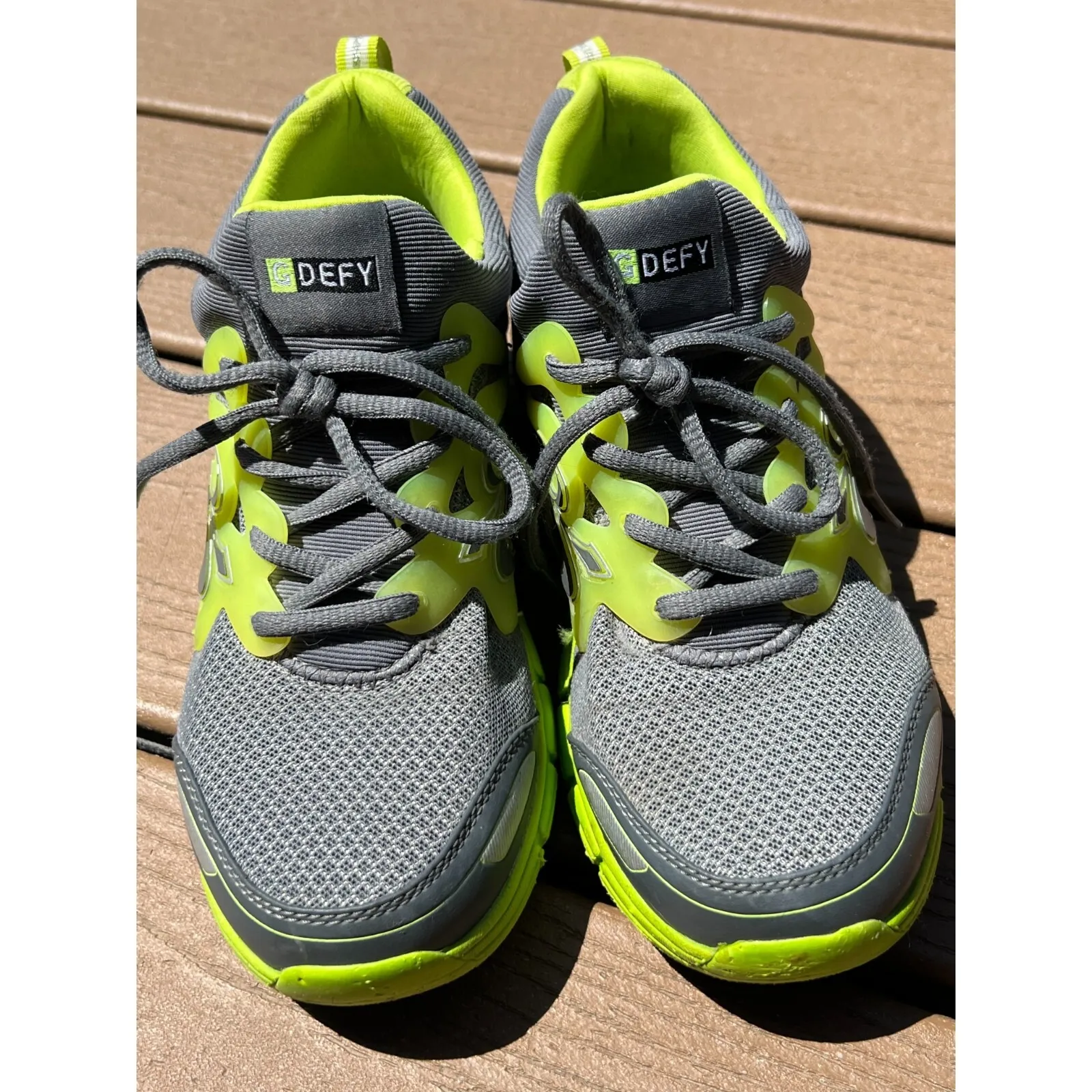 GDEFY Gravity Defyer Walking Shoes Womens size 7 Lace up Sneakers Versoshock Gray - Image 11