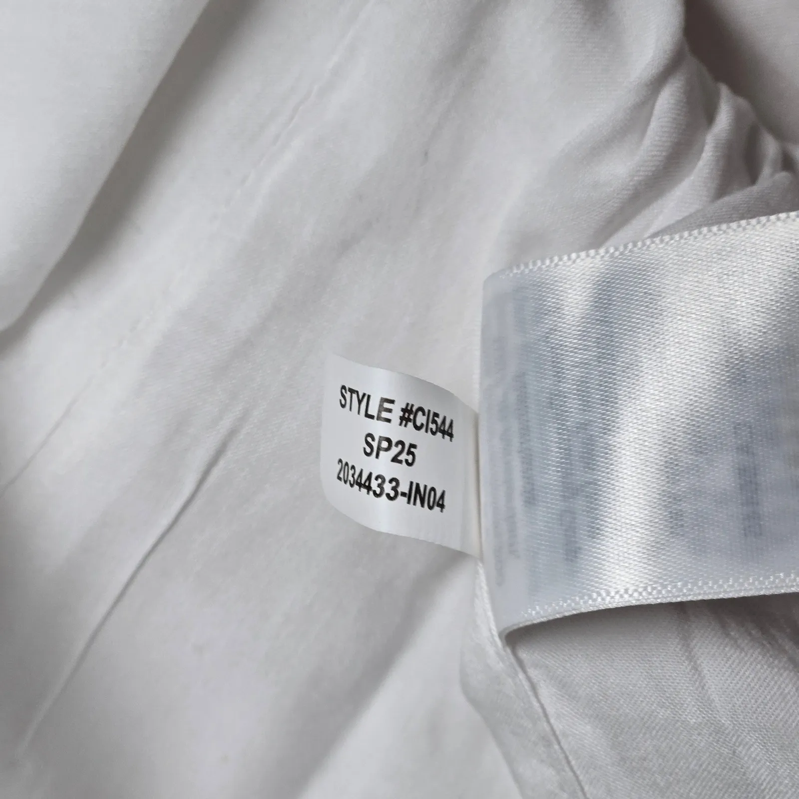 J. Crew Cutaway vest top in linen White CI544 2 NWT Career Sleeveless - Image 5