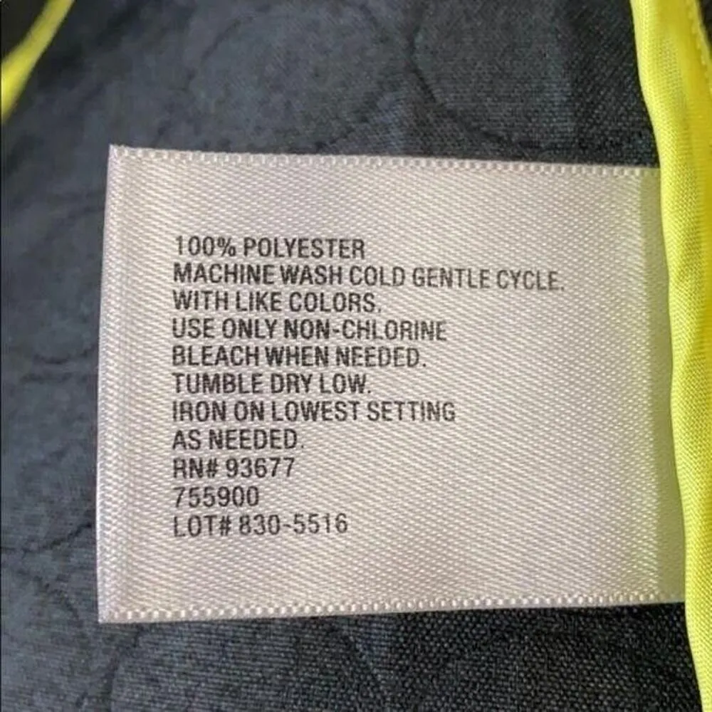 Vintage Worthington Womens Moto Jacket Quilted Full Zip Black Medium - Image 13