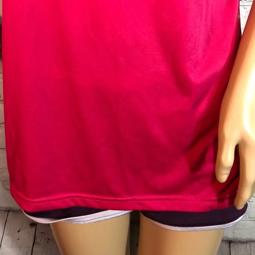 Adidas Climalite Hot Pink Thin Tee Shirt M - Image 4