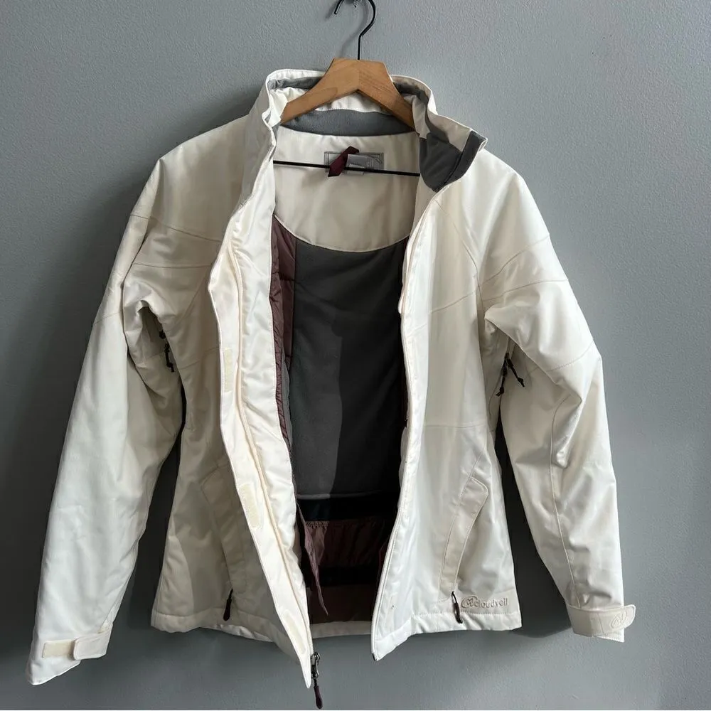 Cloudveil Jackson Hole, Wyoming Women's Koven Ski Snowboarding Jacket Medium White - Image 8