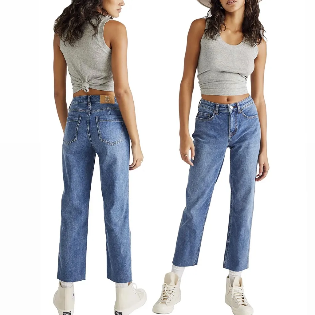 Free People Curvy High-Rise Vintage | CRVY High-Rise Vintage Straight Jeans - Image 2