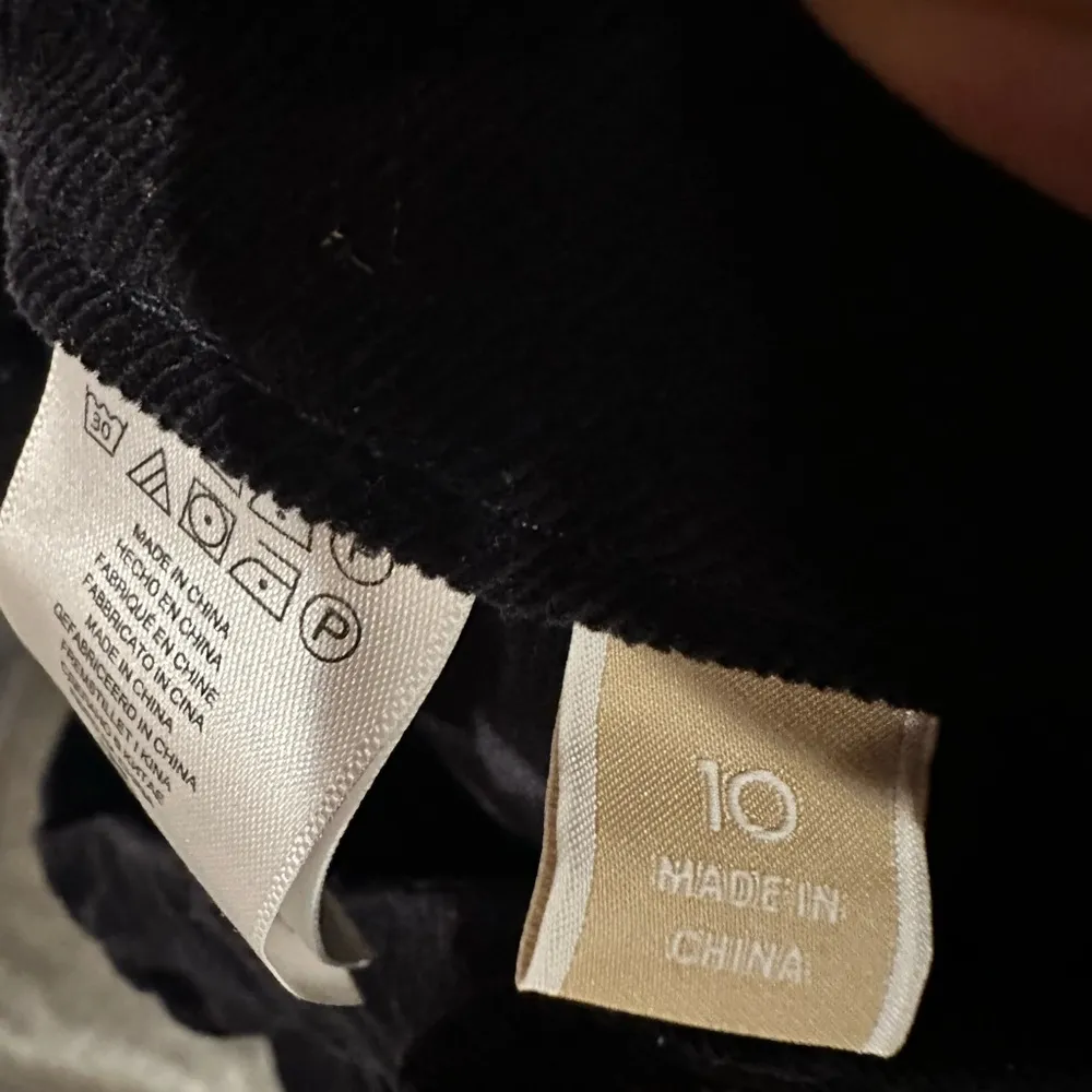 Michael Kors velvet feel corduroy flare pants low rise - Image 3