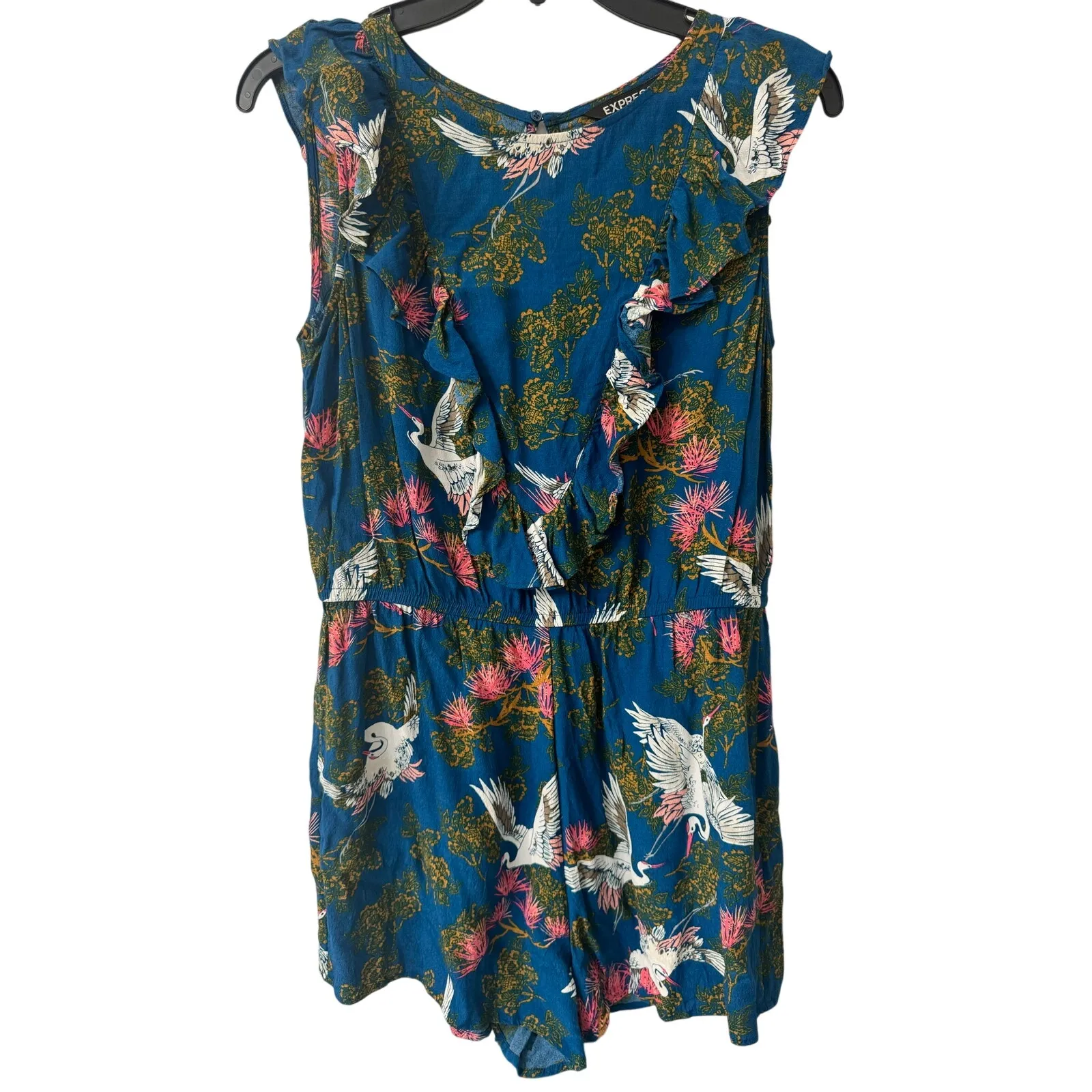 Boho Floral Romper Express Size‎ M - Image 2