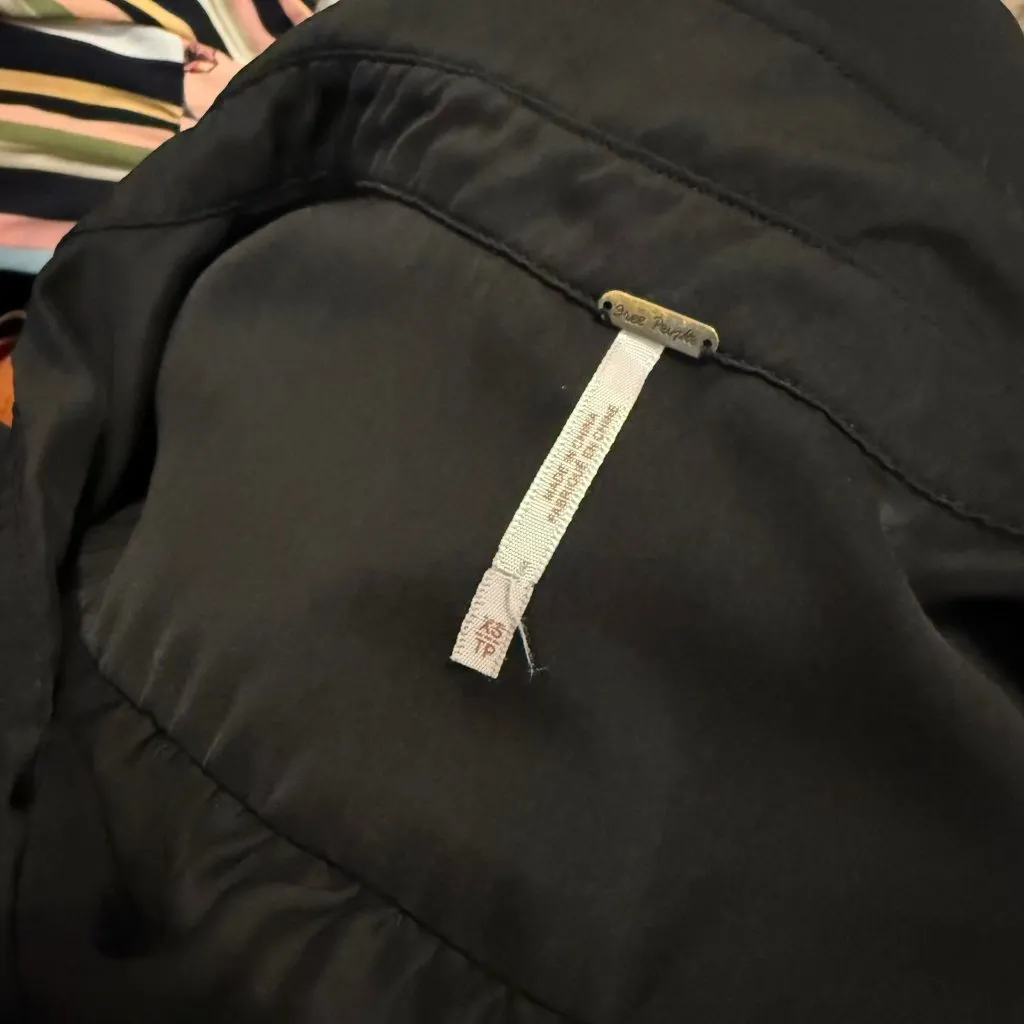 Free People The Best of Both Worlds Black Shirt - Image 3