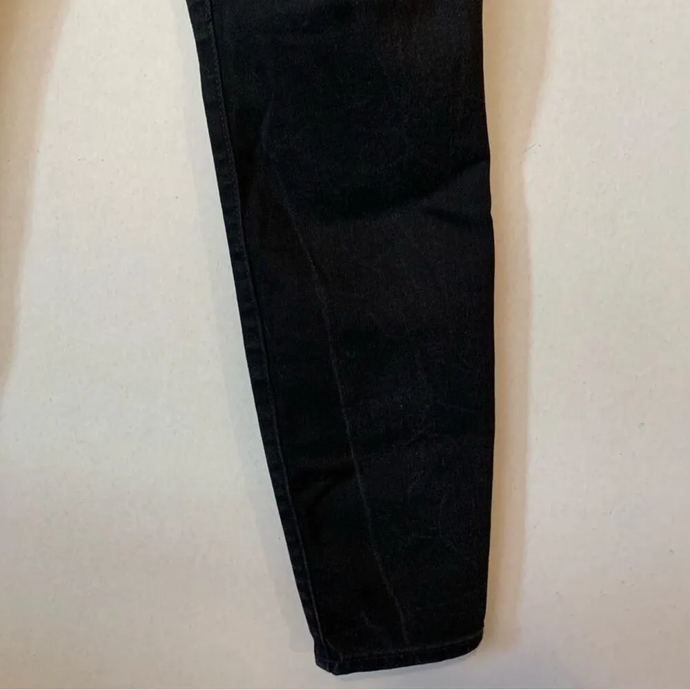 Gap Matte Black True Skinny Jeans SHORT - Image 3