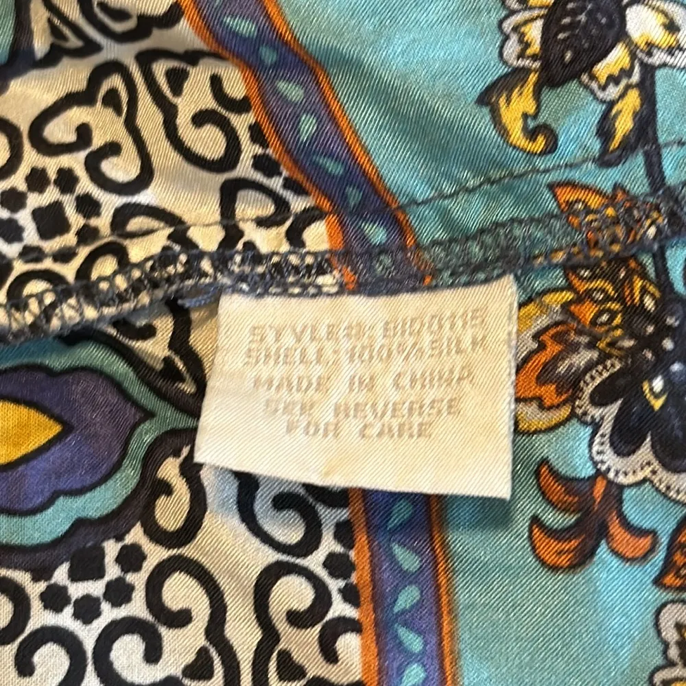 CHAMPAGNE & STRAWBERRY SILK MAXI SUNDRESS Sz :M Size M - Image 6