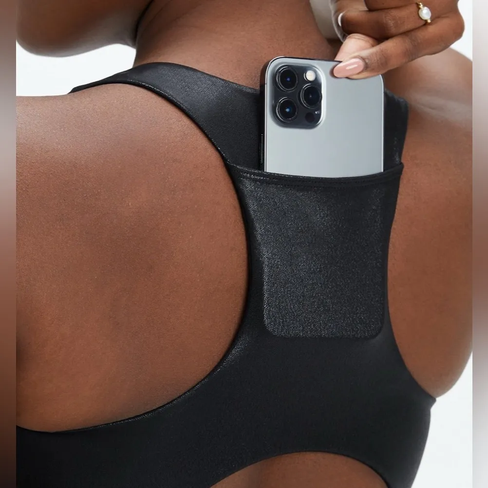 Fabletics Sparkle Black Sports Bra🔹 - Image 3