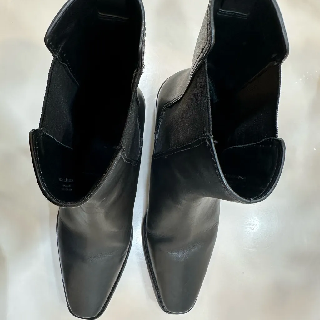 Tory Burch  Black Leather Ankle Boots - Image 14