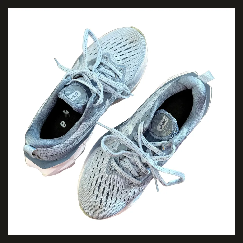 ASICS Novablast 2 Women’s Size 6 Blue Fog Running Shoes FlyteFoam Blast EUC - Image 10