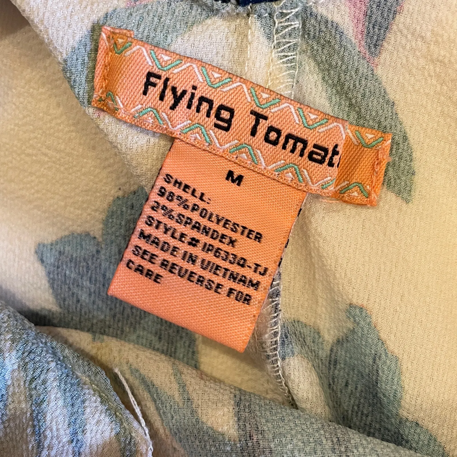 Flying Tomato ruffle cold shoulder wide leg jumpsuit medium P3 2530 - Image 2