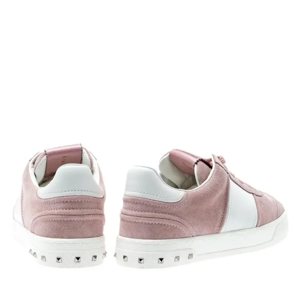 🆕 Valentino | Pink White Colorblock Flycrew Sneakers - Image 4