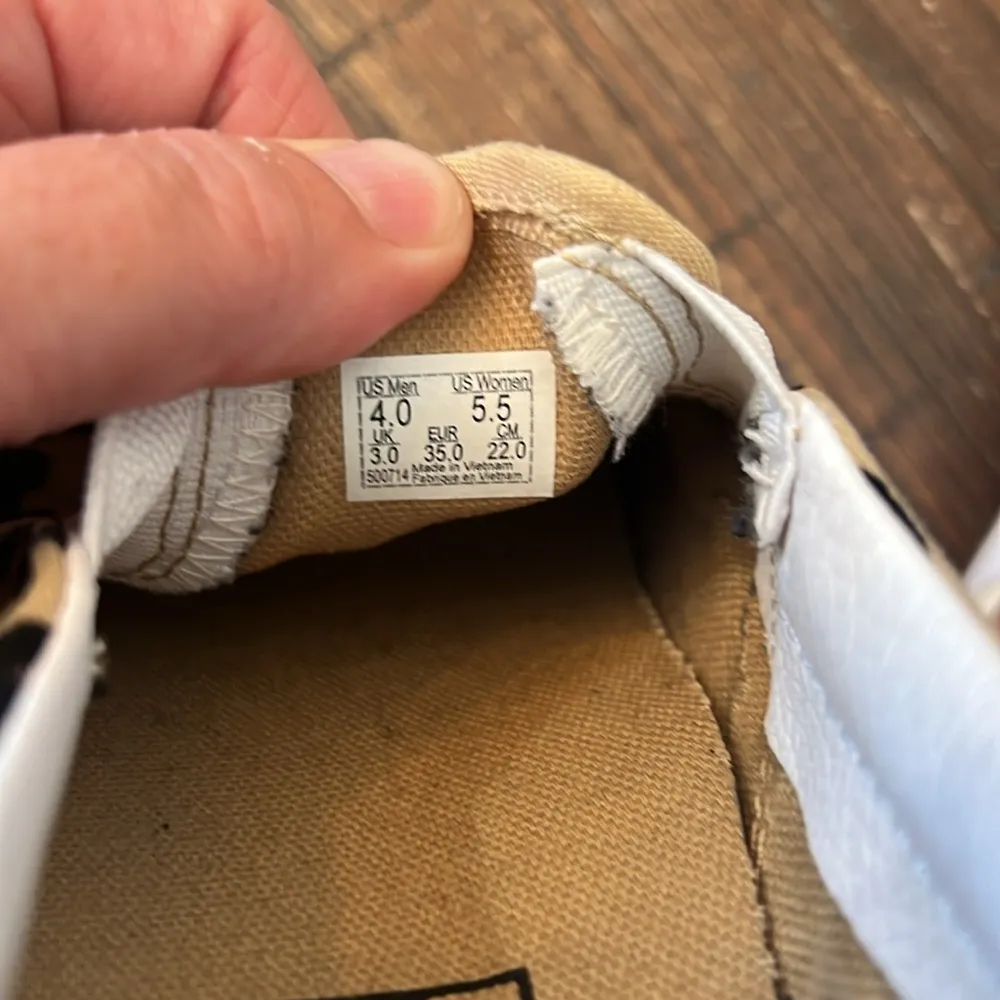 Vans Unisex Classic Slip On Leopard print Men’s size 4 Women’s Size 5 1/2 - Image 8