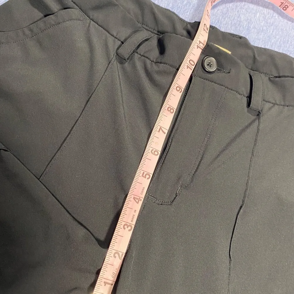 Duluth Trading Women's Black Pleated Flexellence Wide Leg Pants Size 14 - Image 6