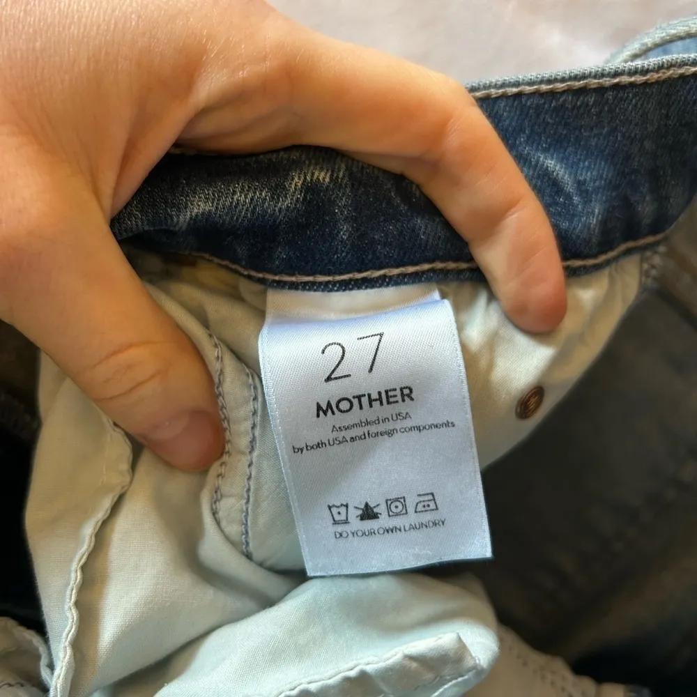 The Runaway Weekender Mother Denim Blue Size 27 - Image 4