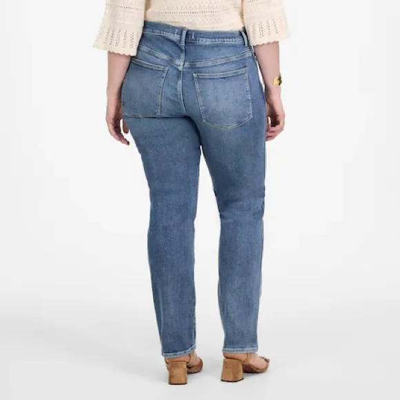 Madewell High-Rise Stovepipe Denim Jeans Dark Wash Stretch Size 33 NN541 Classic - Image 11