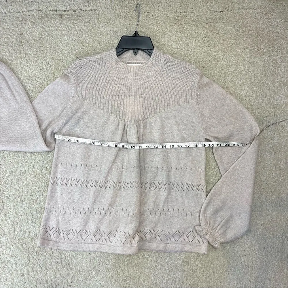 LC Lauren Conrad Basic Beige Sweater szL - Image 4