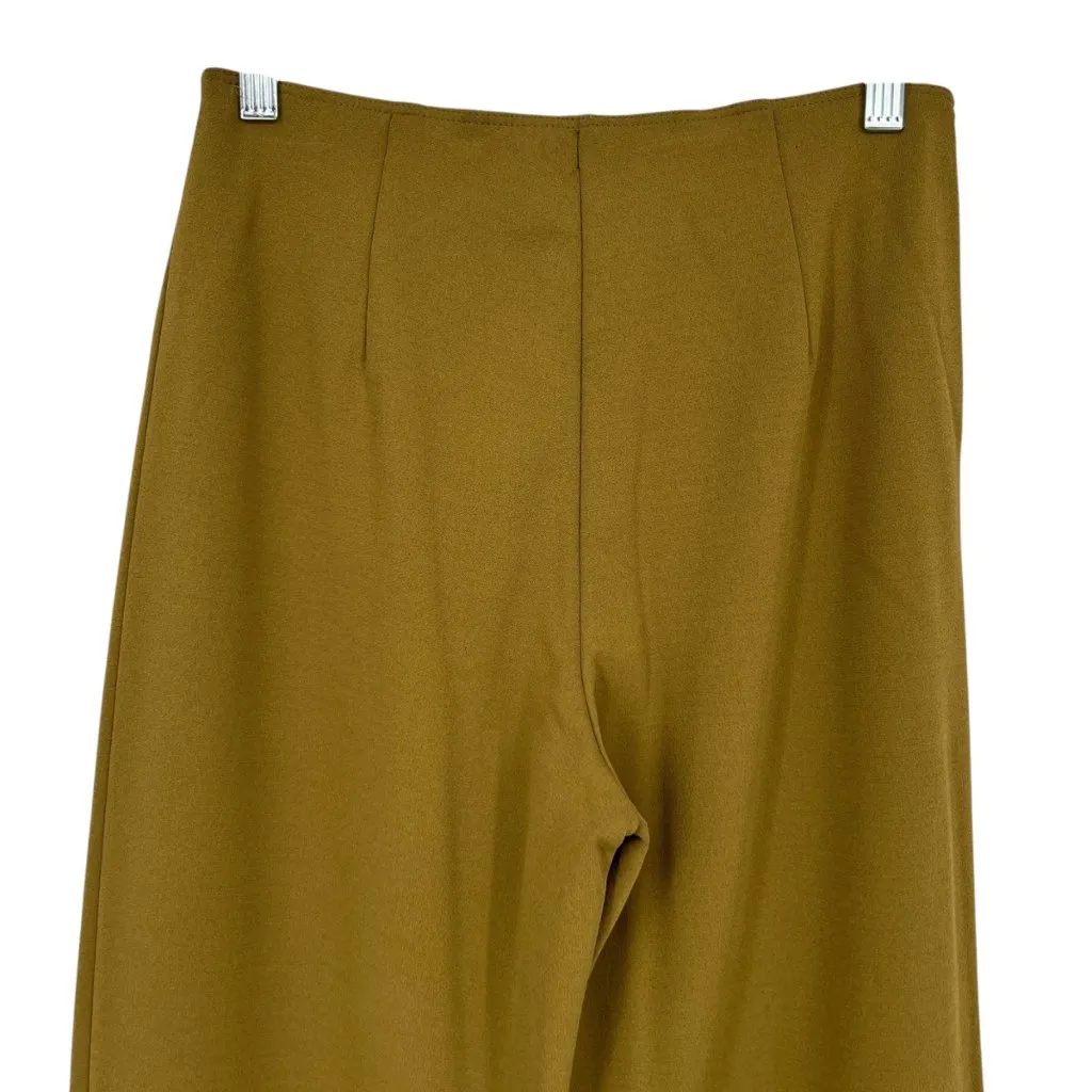 Missoni Wide-Leg Pants Pull-On Yellow Size 44 IT Size 8 - Image 5