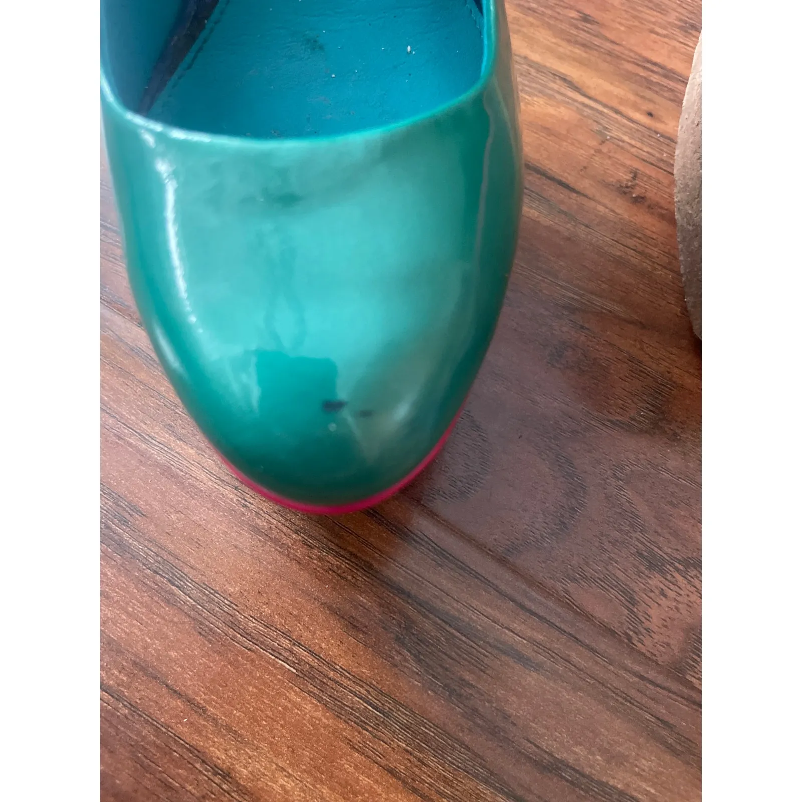 BRIAN ATWOOD Leonida Mix Media Platform Heel Pumps Shoes UNIQUE FUNKY 80s SIze 6 - Image 12