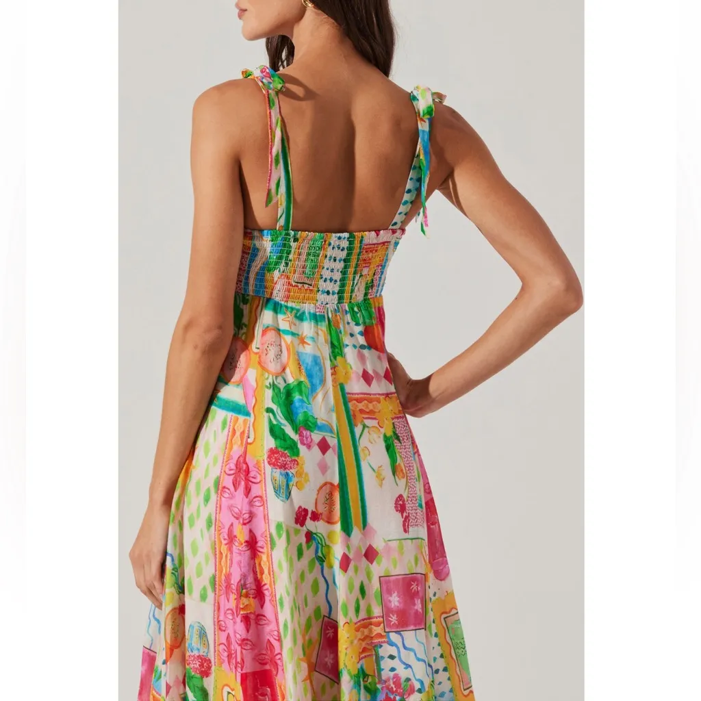 ASTR the Label Shiann Mix Print Sundress New! - Image 4