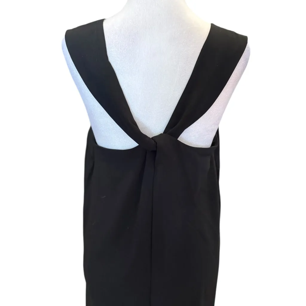 Zara Wide Leg Black Jumpsuit V Neck Sleeveless Womens Size Small - Image 6