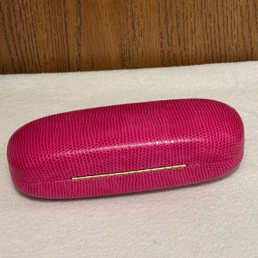 Lilly Pulitzer Pink Print Design Glasses Eyeglasses Sunglasses Case Hard Shell - Image 3