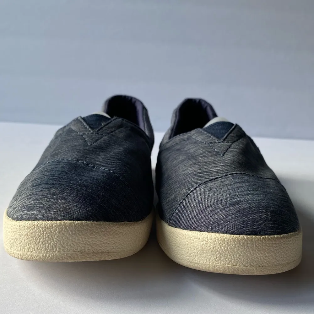 Toms Canvas Slip on Sz 6.5 Blue Shoes - Image 2