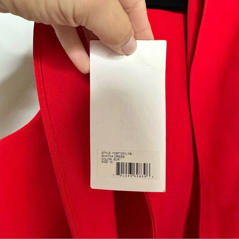 NEW Likely Shayna Sheath Dress in Scarlet Red - Image 12