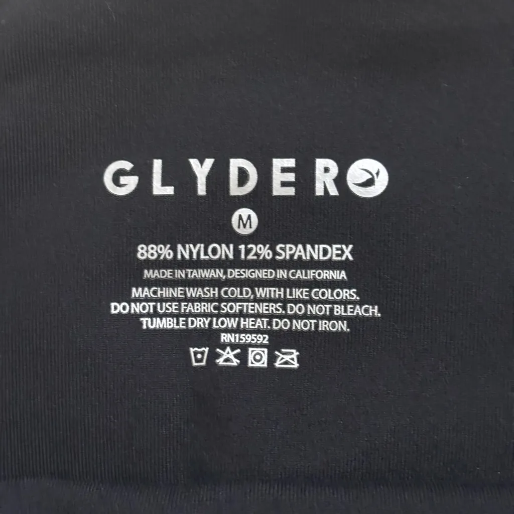 Glyder Black Women’s Joga Leggings with Coral Leopard On The Inner Size M - Image 5