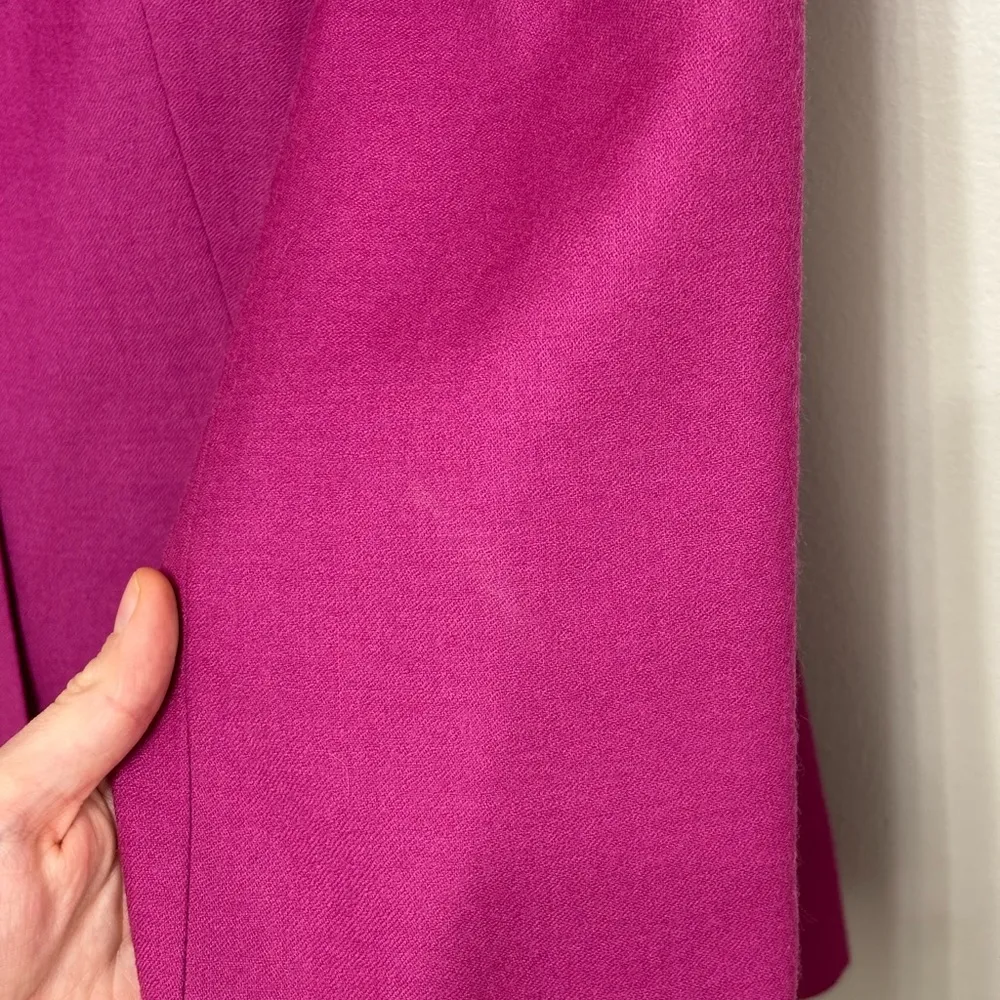 Vintage J. G. Hook 100% Wool Bright Fuchsia Pink Blazer - Size 10 - Image 7