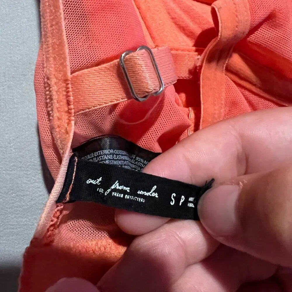 Out from Under orange corset crop top small - Image 5