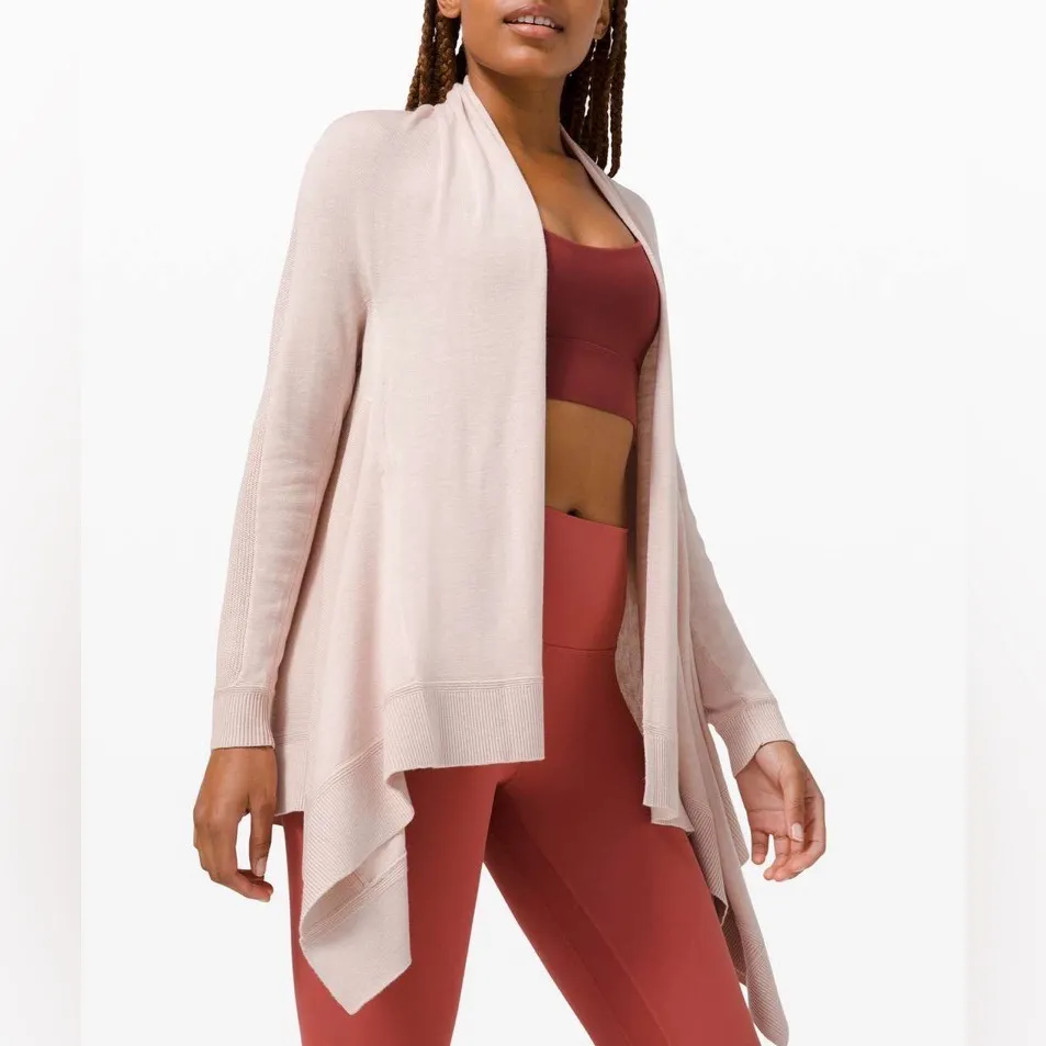 Lululemon Cashlu Knit Wrap in Pink Bliss - Cashmere Blend - XL-XXL - Image 2