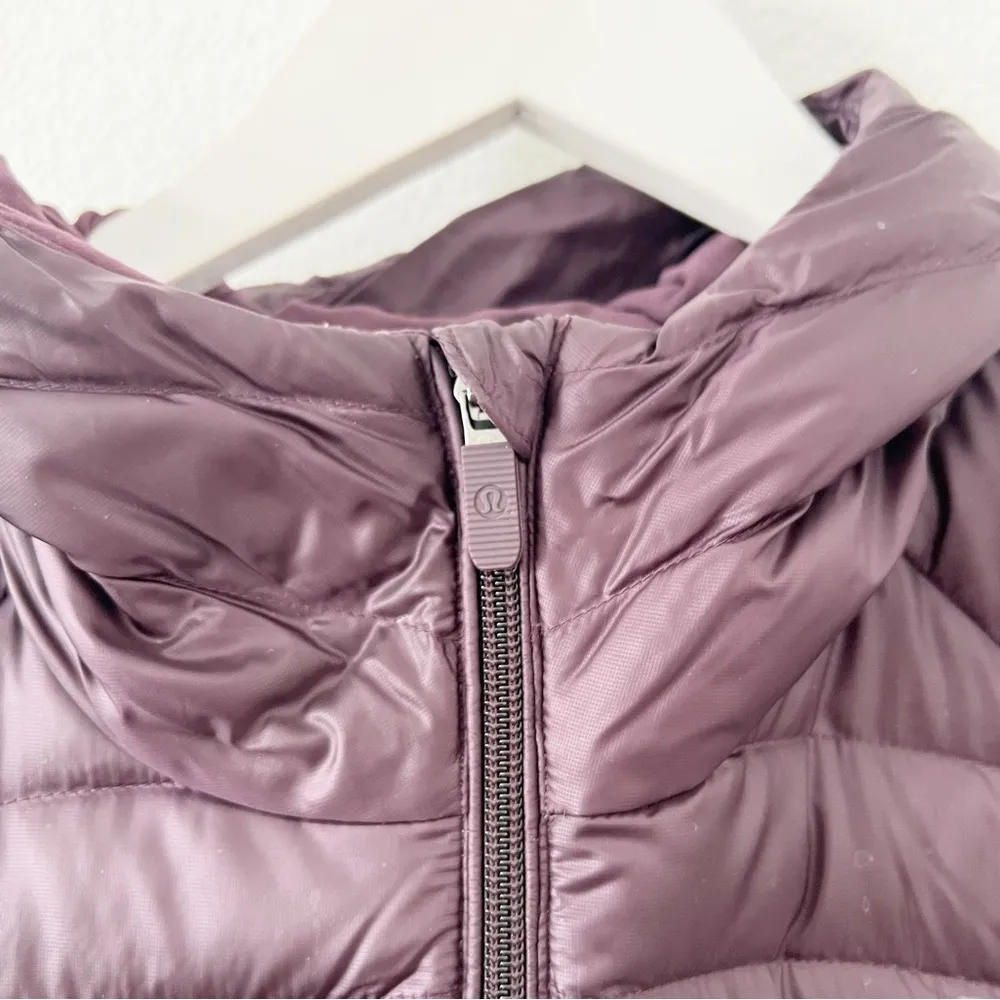 Lululemon Down For A Run Jacket II Black Cherry Fall Winter Coat size 4 - Image 5